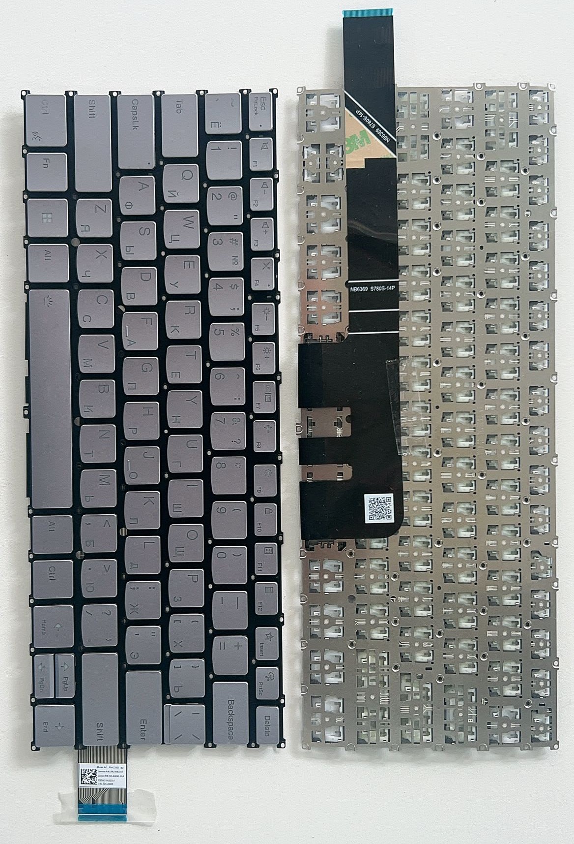Picture of New Replacement Laptop Keyboard For LENOVO YOGA PRO 7 14ARP8 call button/14AHP9/14IRP8 light transmission SILVER RU Layout